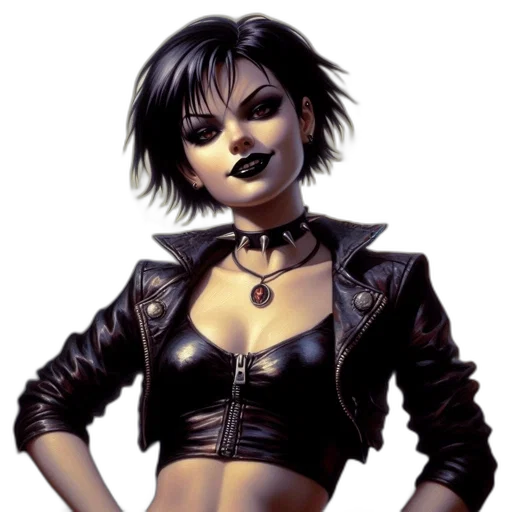 jacket, comic book art, concept art, cyberpunk transparent PNG cut-out