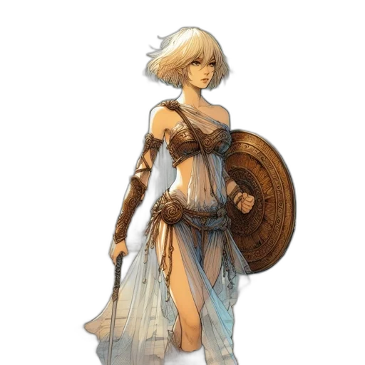 sword, staff, dress, weapon transparent PNG cut-out