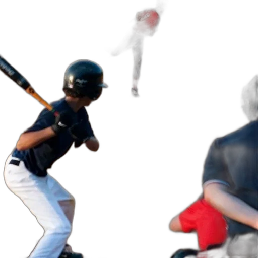 weapon, baseball, player, red transparent PNG cut-out