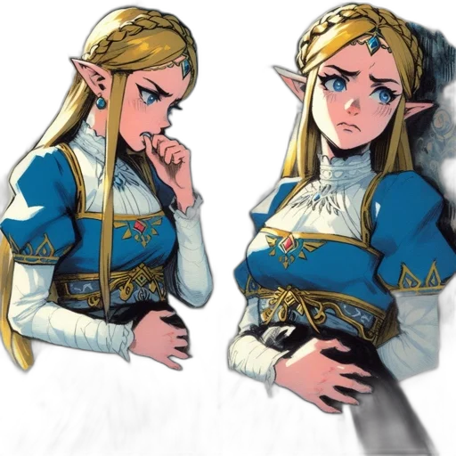 crown, dress, staff, mask transparent PNG cut-out