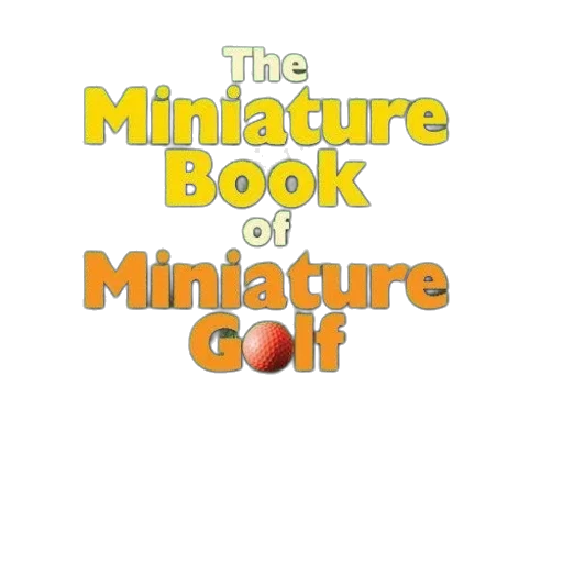 miniature, book, golf, 9-hole transparent PNG cut-out
