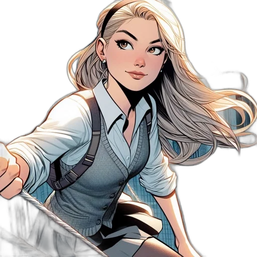 staff, comic book art, cartoon, fantasy art transparent PNG cut-out