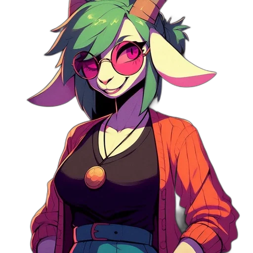 jacket, staff, creature, dress transparent PNG cut-out