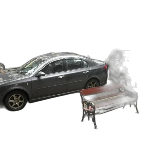 car, furniture, robot, 3d render transparent PNG cut-out