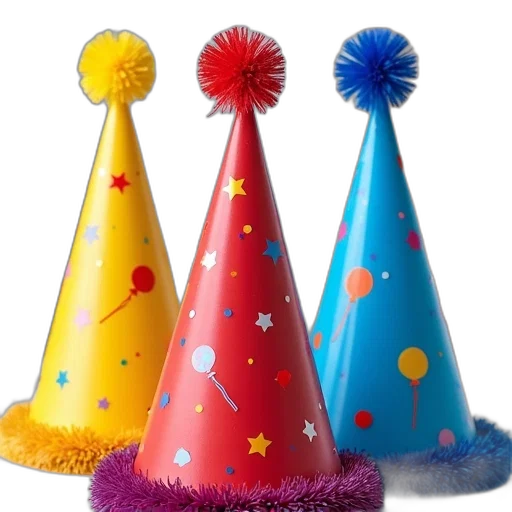 hat, crown, 3d render, three transparent PNG cut-out