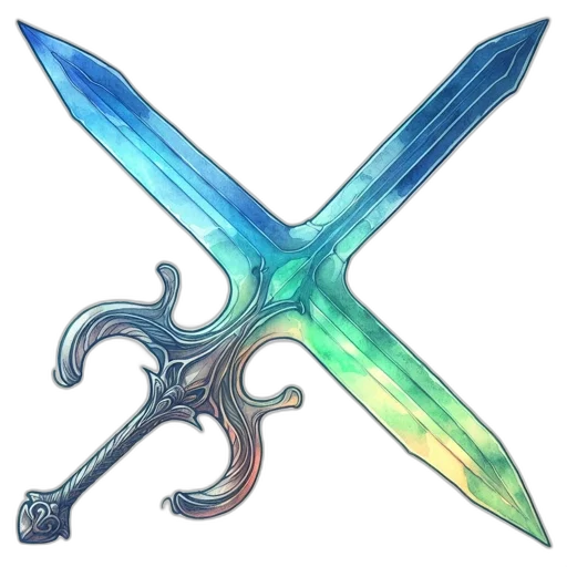 sword, weapon, staff, jewelry transparent PNG cut-out