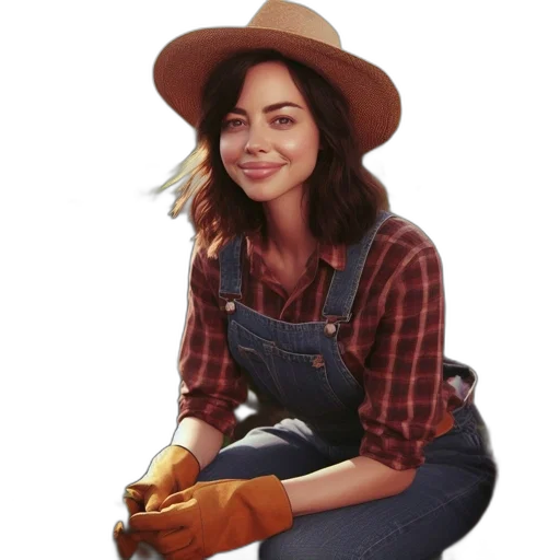 hat, staff, jewelry, jacket transparent PNG cut-out