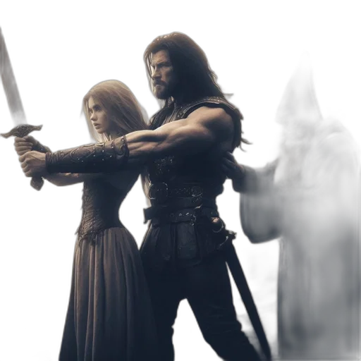 sword, weapon, concept art, fantasy art transparent PNG cut-out