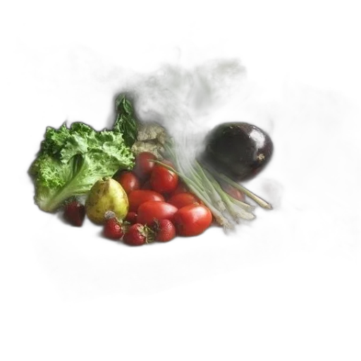 food, crown, weapon, photorealistic transparent PNG cut-out