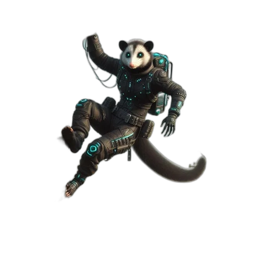creature, animal, dragon, robot transparent PNG cut-out