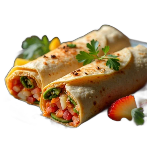 food, photorealistic, 3d render, close transparent PNG cut-out