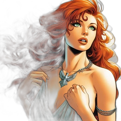 jewelry, comic book art, fantasy art, concept art transparent PNG cut-out