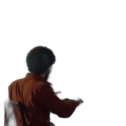 staff, jacket, weapon, robot transparent PNG cut-out