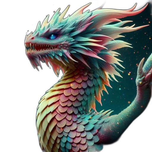dragon, creature, fantasy art, concept art transparent PNG cut-out