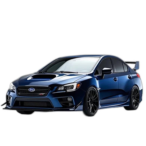 car, 2015, subarunt, turbo transparent PNG cut-out