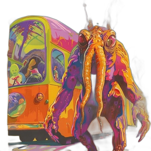 dragon, creature, animal, car transparent PNG cut-out