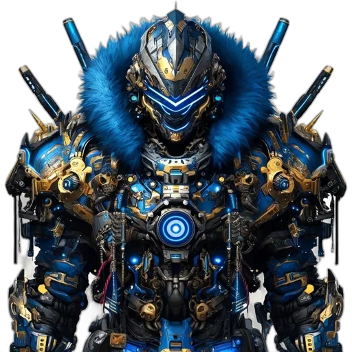 robot, weapon, concept art, fantasy art transparent PNG cut-out