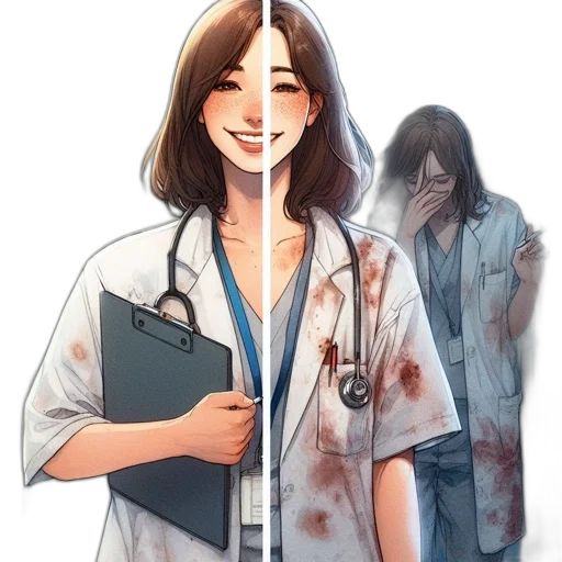 staff, concept art, comic book art, cartoon transparent PNG cut-out