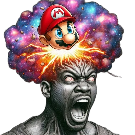 hat, hair, creature, face transparent PNG cut-out