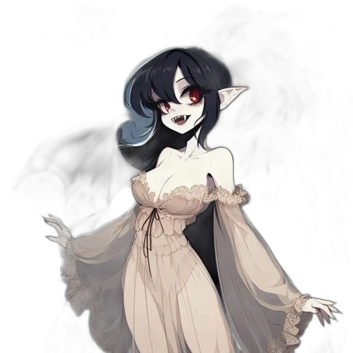 dress, mask, creature, staff transparent PNG cut-out