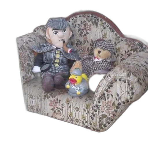 furniture, forest, stuffed, detective transparent PNG cut-out