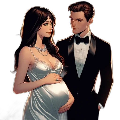 dress, comic book art, concept art, cartoon transparent PNG cut-out