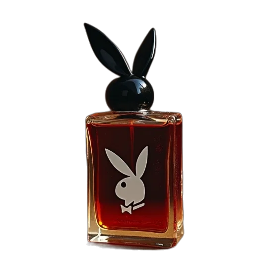 bottle, photorealistic, 3d render, playboy transparent PNG cut-out