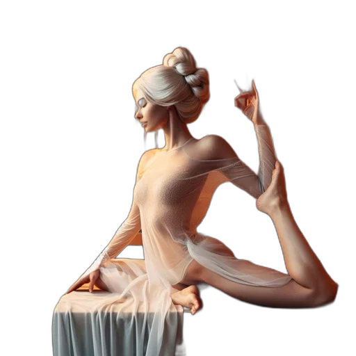 dress, concept art, fantasy art, 3d render transparent PNG cut-out