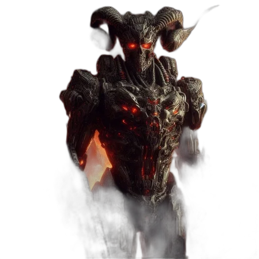 dragon, robot, creature, weapon transparent PNG cut-out