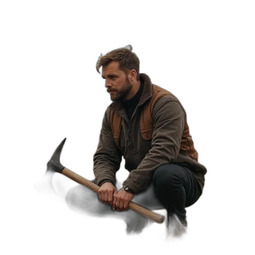 sword, weapon, staff, jacket transparent PNG cut-out
