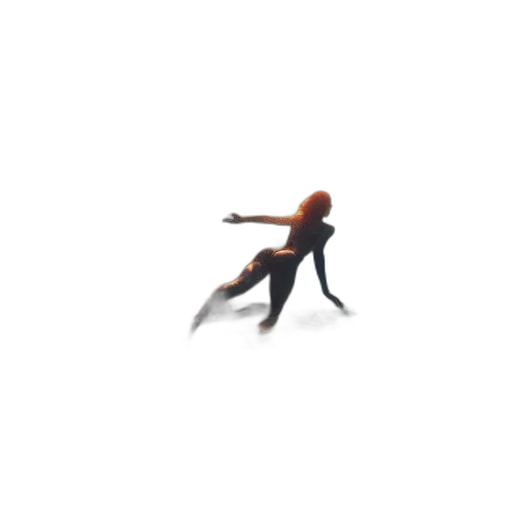 creature, hair, staff, robot transparent PNG cut-out