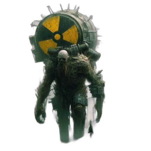 robot, creature, weapon, mask transparent PNG cut-out
