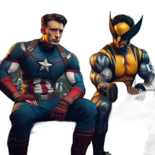 comic book art, concept art, 3d render, fantasy art transparent PNG cut-out