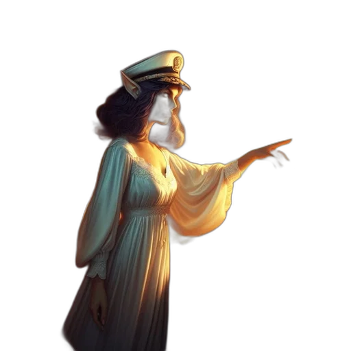 staff, dress, hat, crown transparent PNG cut-out