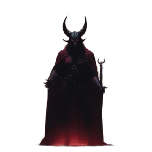 staff, crown, mask, creature transparent PNG cut-out