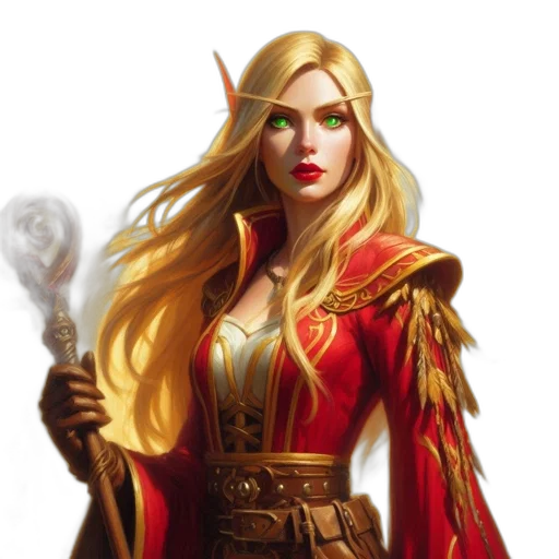 staff, fantasy art, comic book art, concept art transparent PNG cut-out