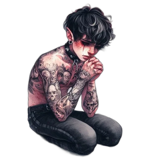watercolor, comic book art, photorealistic, fantasy art transparent PNG cut-out