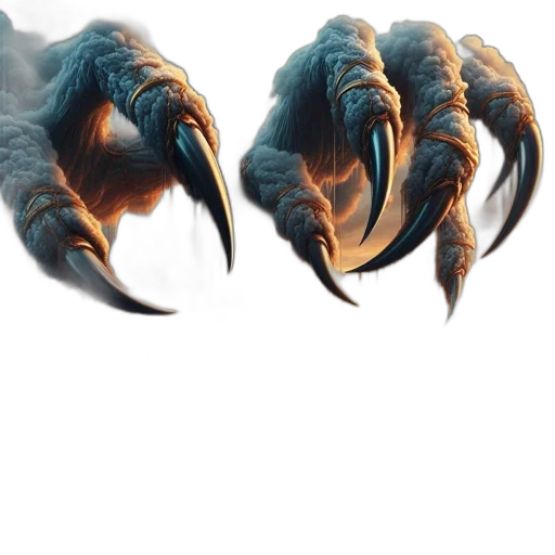 dragon, creature, mask, hair transparent PNG cut-out