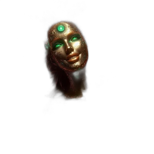 mask, face, robot, jewelry transparent PNG cut-out
