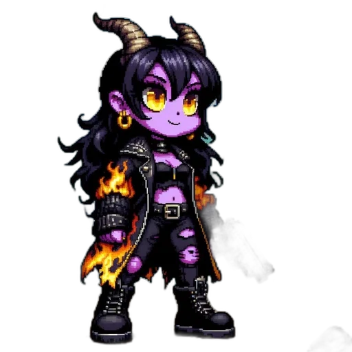 dragon, staff, fantasy art, pixel art transparent PNG cut-out