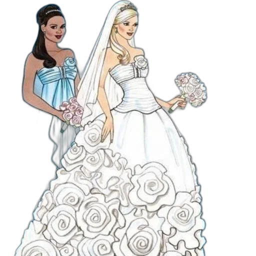 dress, jewelry, concept art, cartoon transparent PNG cut-out