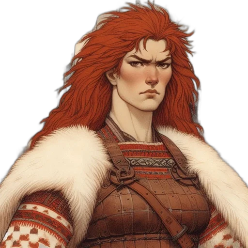 face, jacket, dragon, staff transparent PNG cut-out