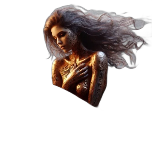 hair, jewelry, crown, face transparent PNG cut-out