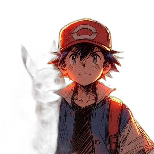 hat, weapon, face, creature transparent PNG cut-out