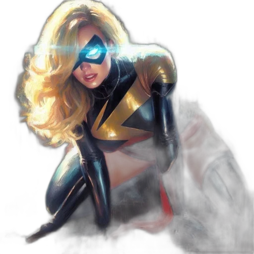 comic book art, concept art, fantasy art, photorealistic transparent PNG cut-out