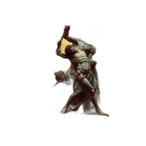 weapon, staff, sword, creature transparent PNG cut-out