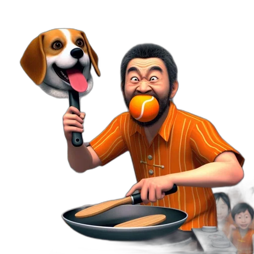 food, animal, staff, cartoon transparent PNG cut-out