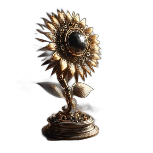 jewelry, crown, staff, flower transparent PNG cut-out