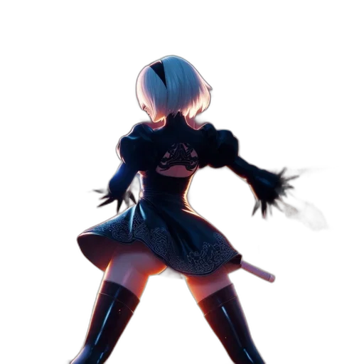 robot, weapon, sword, staff transparent PNG cut-out