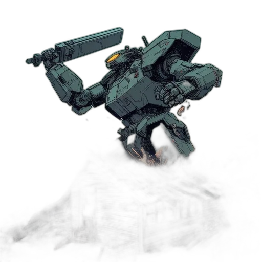 robot, weapon, dragon, creature transparent PNG cut-out